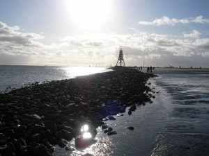 Kugelbake Cuxhaven Watt