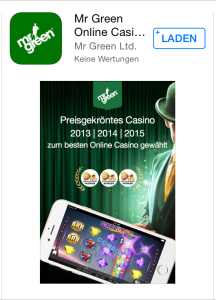 Mr Green im App Store