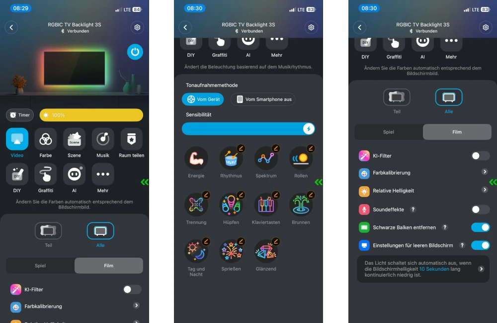 Screenshots Govee Home-App
